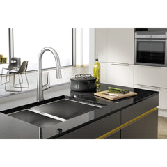 Talis S Pull Down Single Handle Kitchen Faucet with Magnetic Docking in Polished Nickel | product photo