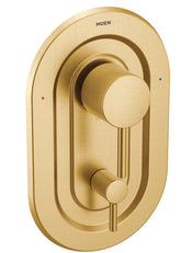 Align Posi-Temp with Built-in 3-Function Transfer Valve Trim Kit in Brushed Gold