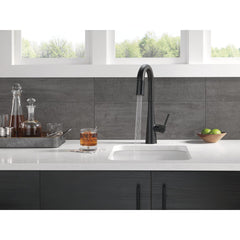 Monrovia Bar Faucet with Pull Down Sprayer in Matte Black | product photo