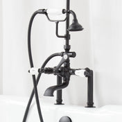 60" Tub & Shower Faucet in Matte Black