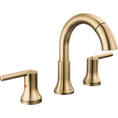 Trinsic Bathroom Faucet with Sprayer in Champagne Bronze | product photo