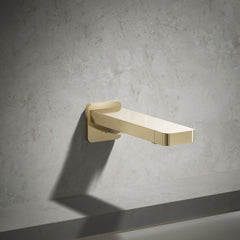 Parallel Wall Mounted Tub Spout Trim in Vibrant French Gold | product photo