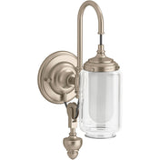 Artifacts 1 - Light Armed Sconce in Vibrant Brushed Bronze