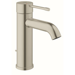 Essence New Single Hole Bathroom Faucet with Drain Assembly in Brushed Nickel Infinity | product photo