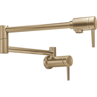 Pot Filler Kitchen Faucet in Champagne Bronze