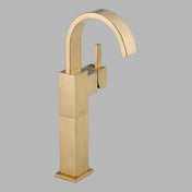 Vero Vessel Sink Bathroom Faucet with DIAMOND™ Seal Technology in Brilliance Champagne Bronze
