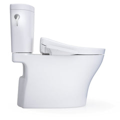 WASHLET®+ Aquia IV® Arc Two-Piece Elongated Dual Flush 1.28 and 0.9 GPF Toilet with S2 Bidet Seat, Cotton White - MW4483346CEMFGN#01 | product photo