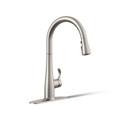 Simplice Touchless Pull-Down Kitchen Sink Faucet with Three-Function Sprayhead | product photo