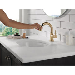Trinsic Pull Down Bathroom Faucet in Champagne Bronze | product photo