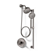 Purist Performance Showering Kit, 1.75 GPM Multifunction Showerhead and Handshower Package, Three Spray Settings in Titanium