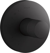 Components Rite-Temp Shower Valve Trim in Matte Black