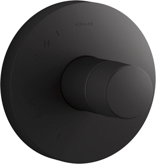 Components Rite-Temp Shower Valve Trim in Matte Black