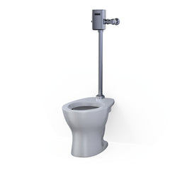 ECOPOWER® Touchless 1.0 GPF High-Efficiency Toilet Flushometer Valve for Top Spud with 24 Inch Vacuum Breaker Set, Polished Chrome | product photo