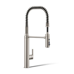 Kohler Purist Single Handle Semi-Professional Pre-Rinse Kitchen Faucet with Pull Down Sprayer | product photo