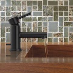 Align Single Hole Bathroom Faucet in Matte Black | product photo