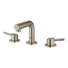 Concetto™ Mid-Arc Widespread Bathroom Faucet with Drain Assembly in Brushed Nickel | product photo