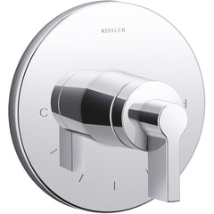 Components Thermostatic Valve Trim with Lever Handle in Polished Chrome | product photo