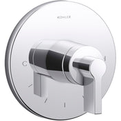 Components Thermostatic Valve Trim with Lever Handle in Polished Chrome