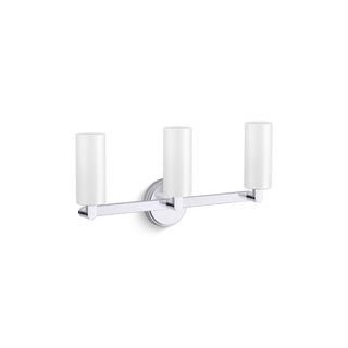 Crue Three-Light Sconce in Polished Chrome