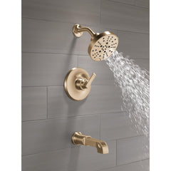 Tetra Bathtub Faucet Trim Kit, Bathtub Faucet Set, Shower Head and Handle Set, Bathtub Kit in Champagne Bronze | product photo