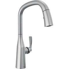 Stryke Pull Down Single Handle Kitchen Faucet in Arctic Stainless | product photo