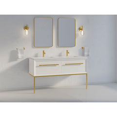Kohler Enivo 60-In Vanity Legs in Hardware Brushed Brass | product photo