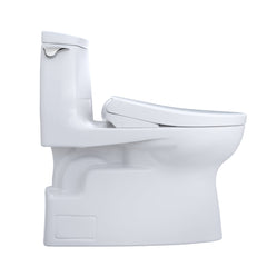 WASHLET 1 GPF Auto Flush Elongated Floor Mounted One-Piece Toilet (Seat Included) in Cotton | product photo