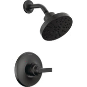 Tetra Shower Faucet Trim Kit, Shower Faucet Set, Shower Head and Handle Set, Shower Kit in Matte Black