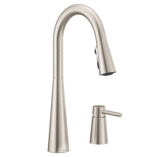 Sleek High Single Handle Kitchen Faucet in Spot Resist Stainless