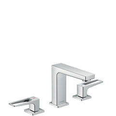 Metropol Low Flow Water Saving Widespread Bathroom Faucet with Drain Assembly in Chrome | product photo