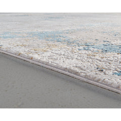 Abstract Area Rug, 6'6" x 9'6" in Ivory