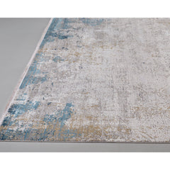 Abstract Area Rug, 6'6" x 9'6" in Ivory