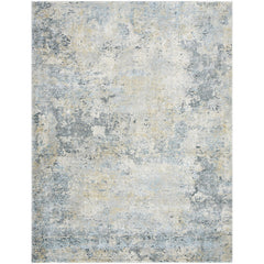 Abstract Area Rug, 6 ft 7 in x 9 ft 2 in with Machine Woven Polypropylene and Polyester