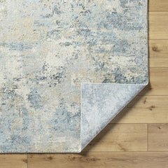 Abstract Area Rug, 6 ft 7 in x 9 ft 2 in with Machine Woven Polypropylene and Polyester