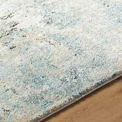 Abstract Area Rug, 6 ft 7 in x 9 ft 2 in with Machine Woven Polypropylene and Polyester