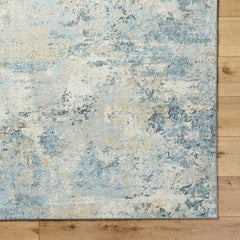 Abstract Area Rug, 6 ft 7 in x 9 ft 2 in with Machine Woven Polypropylene and Polyester