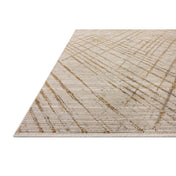 Abstract Area Rug, 7'10" x 10' in Yellow, Brown, Beige and Gold