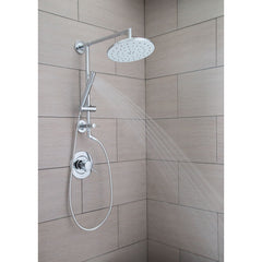 Annex Rail Slide Bar Shower Pipe in Chrome | product photo