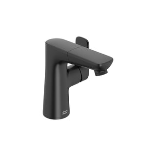 ASPIRATIONS Pull-Out Bathroom Faucet with Drain in Matte Black