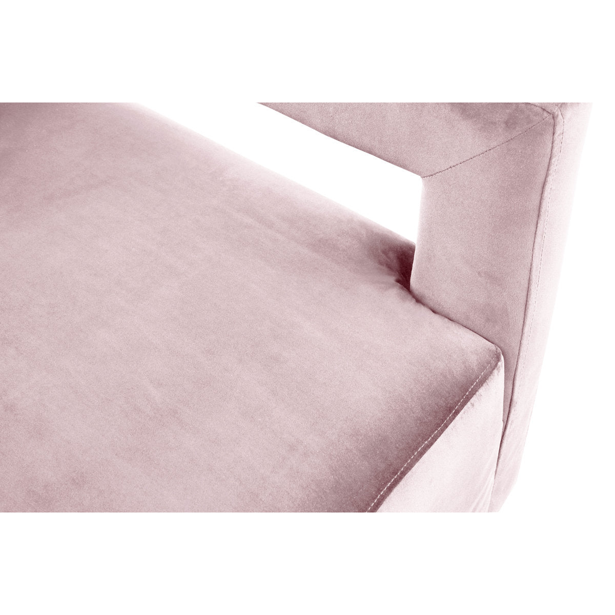 Accent Armchair, Velvet with Gold Metal Legs