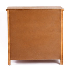 Accent Cabinet, 2 Doors, Solid and Engineered Wood in Light Wash Brown