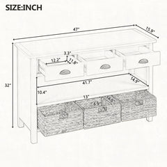 Accent Cabinet, Manufactured Wood, Metal Hardware, Antique White