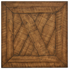 Accent Cabinet, Pine Veneer and Solid Pine, Brown Farmhouse Timber Finish