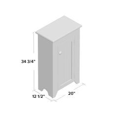 Accent Cabinet, Solid Pine, Old Black Distressed Finish