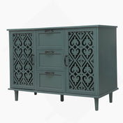 Accent Cabinet, Two Doors and Three Drawers, Manufactured Wood