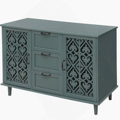 Accent Cabinet, Two Doors and Three Drawers, Manufactured Wood