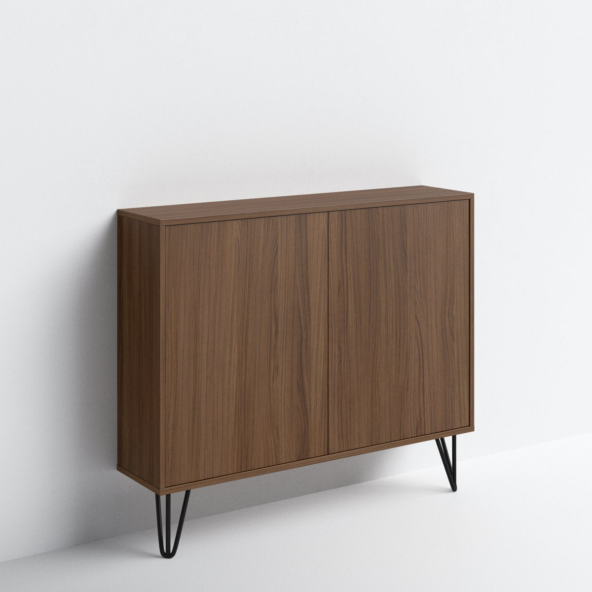 Accent Cabinet with 2 Adjustable Shelves in Walnut