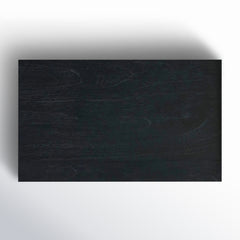 Accent Cabinet with 2 Cane Doors and Solid Wood Frame in Washed Black