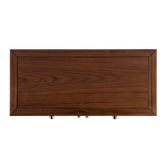 Accent Cabinet with 2 Doors and 1 Drawer in Walnut