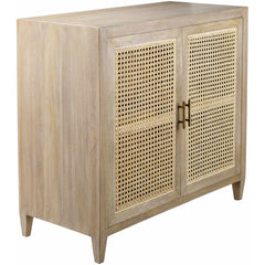 Accent Cabinet with 2 Doors and 2 Shelves in Manufactured Wood